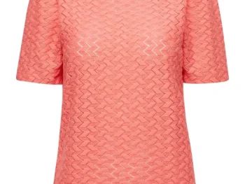 New SuperTrash 9Th Avenue T-Shirt Roze,Wit,Zwart