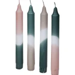 Fashion Candra Absolu Chic Dip Dye Dinerkaarsen Meerkleurig