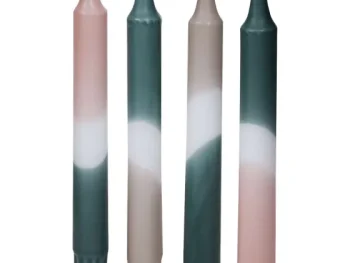 Fashion Candra Absolu Chic Dip Dye Dinerkaarsen Meerkleurig