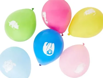 Hot Merk Ballonnen Met Print Blauw,Groen,Meerkleurig,Rood