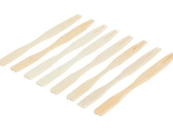 Hot Merk Bamboe Cocktailvorkjes