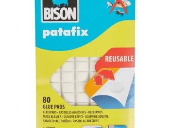 Clearance Bison Patafix Plakgum Wit