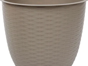 Hot Merk Bloempot Dijon Taupe,Zwart