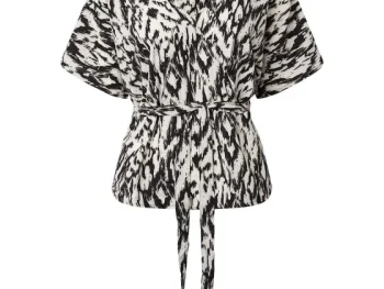 New SuperTrash Blouse Met Overslag Print