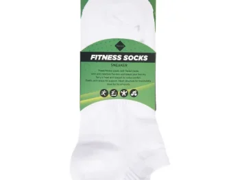 Sale Boa Tactel Sneakersokken Zwart,Wit