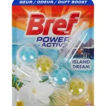 Best Bref Power Activ' Toiletblok Island Dream Blauw,Groen