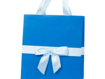 New Merk Cadeautas Met Strik Blauw,Groen,Paars,Rood,Roze,Wit