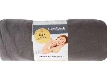 Outlet Comfibeds Jersey Hoeslaken Zwart,Blauw,Grijs,Groen,Roze