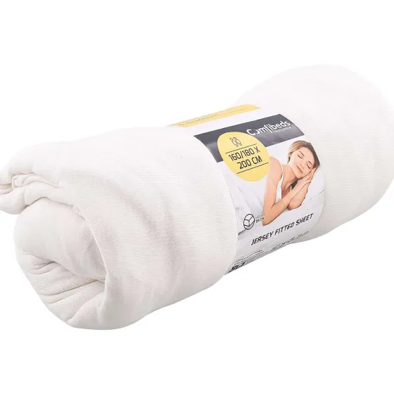 comfibeds-jersey-hoeslaken-eMtPhCkC-2.webp Clearance Comfibeds Jersey Hoeslaken Beige,Wit