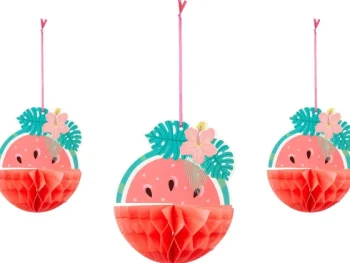 Fashion Merk Cool2Party Honeycomb Feestdecoratie Print