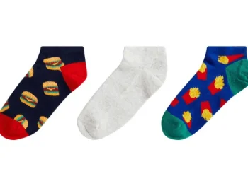 Hot Cozzi Sneakersokken Print