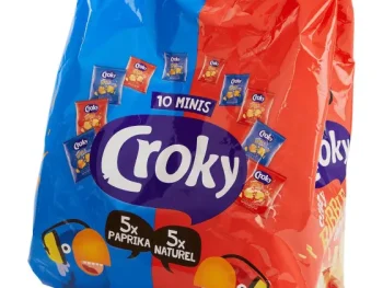 Hot Croky Ribbelchips Uitdeelzak