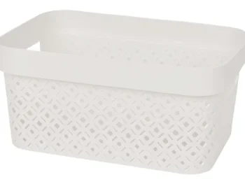 Hot Curver Opbergmand Terrazzo Wit,Zwart