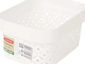 Sale Curver Opbergmand Terrazzo Zwart,Wit