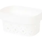 New Curver Terrazzo Mand Zwart,Grijs,Wit