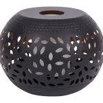 Online Merk Dansende Vlam Tafellamp Op Zonne-Energie Zwart