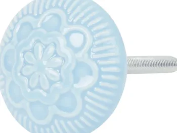 Fashion Merk Deur- Of Ladeknop Blauw,Geel,Roze,Zwart