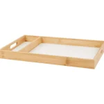 Hot Staub Dienblad Met Vak Bruin,Wit