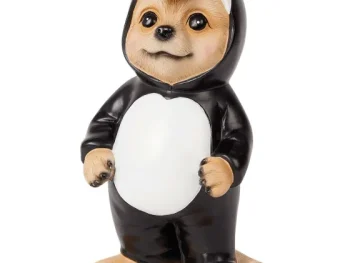 Fashion Merk Dier In Onesie Tuinbeeld Geel,Groen,Roze,Zwart