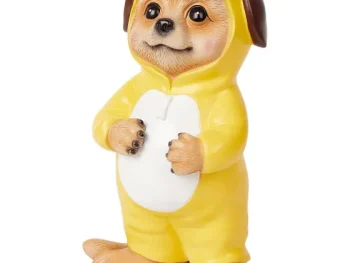 Fashion Merk Dier In Onesie Tuinbeeld Geel,Groen,Roze,Zwart