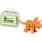 Online Mini Matters Dinosaurus Met Kooi Meerkleurig