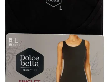Clearance Dolce Bella Singlet Zwart