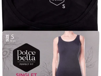 New Dolce Bella Singlet Zwart
