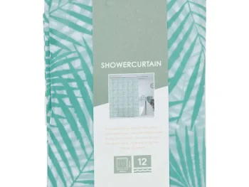 Fashion Cascata Douchegordijn Grijs,Print,Zwart