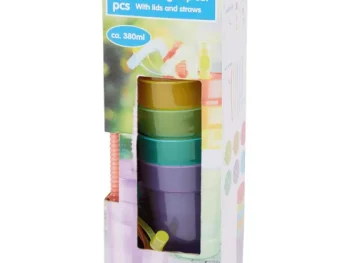 Online Royal Leerdam Drinkbekers Met Rietjes Meerkleurig