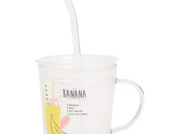 Best Merk Drinkglas Met Deksel En Rietje Transparant