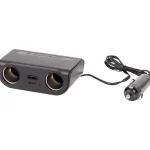 Online Dunlop Dubbele Auto-Stekkerdoos Zwart