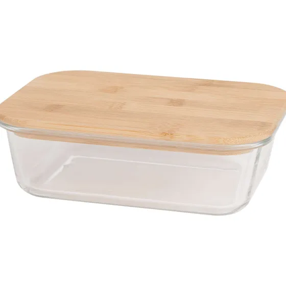 excellent-houseware-glazen-ver-GNxeBHNS-1.webp Discount Lock & Lock Excellent Houseware Glazen Vershoudschaal Met Bamboe Deksel Transparant