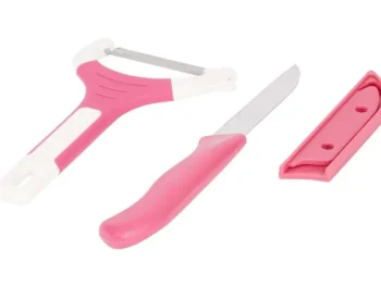 Discount Rösle Excellent Houseware Schilmessenset Grijs,Paars,Roze