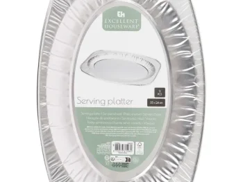 Fashion Merk Excellent Houseware Serveerschalen Zilver