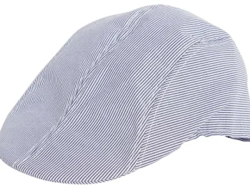 New McGregor Flatcap Blauw,Print,Zwart