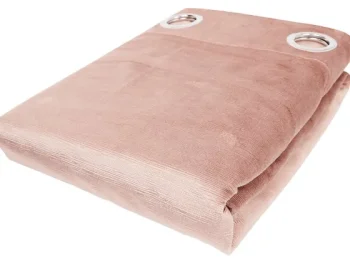 Online C&C Fluwelen Gordijn Beige,Roze