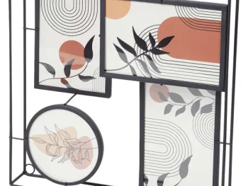 Fashion Merk Fotolijst Met Industri Le Look Zwart