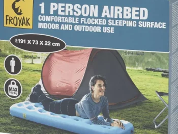 Outlet Froyak 1-Persoons Luchtbed Blauw