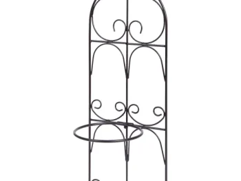 Discount Merk Garden Collection Bloempothouder Zwart