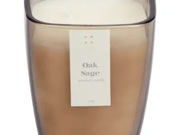 Clearance Candra Geurkaars In Glas Beige,Bruin,Groen,Oranje