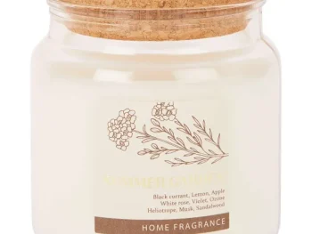 Hot Candra Geurkaars In Glas Blauw,Groen,Transparant