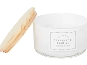 Clearance Candra Geurkaars In Glas Grijs,Groen,Wit