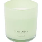 Outlet Candra Geurkaars In Glas Groen,Roze,Wit