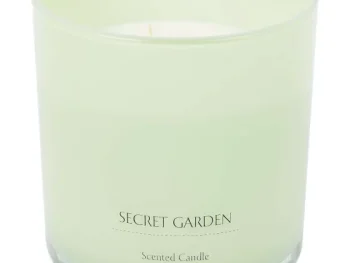 Outlet Candra Geurkaars In Glas Groen,Roze,Wit