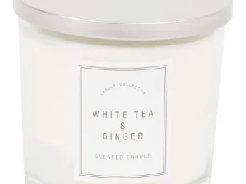 New Candra Geurkaars In Glas Wit