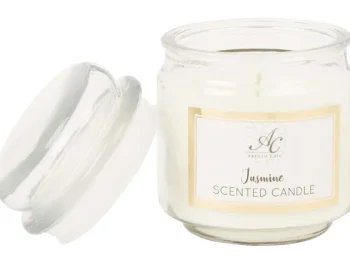 Discount Candra Geurkaars In Glazen Pot Bruin,Rood,Wit