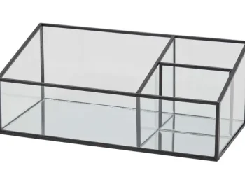 Online Merk Glazen Opbergdoos Meerkleurig