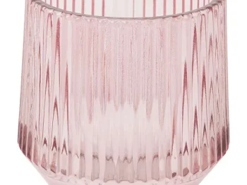 Best Merk Glazen Theelichthouder Grijs,Groen,Roze