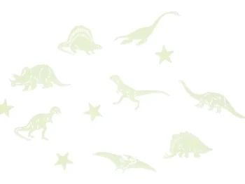 New Mini Matters Glow-In-The-Dark-Figuren Meerkleurig