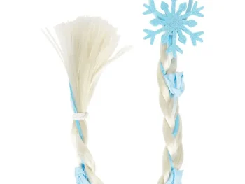 Clearance Schrunchmiez Haarclip Of -Elastiek Met Vlecht Blauw,Groen,Meerkleurig,Paars,Roze